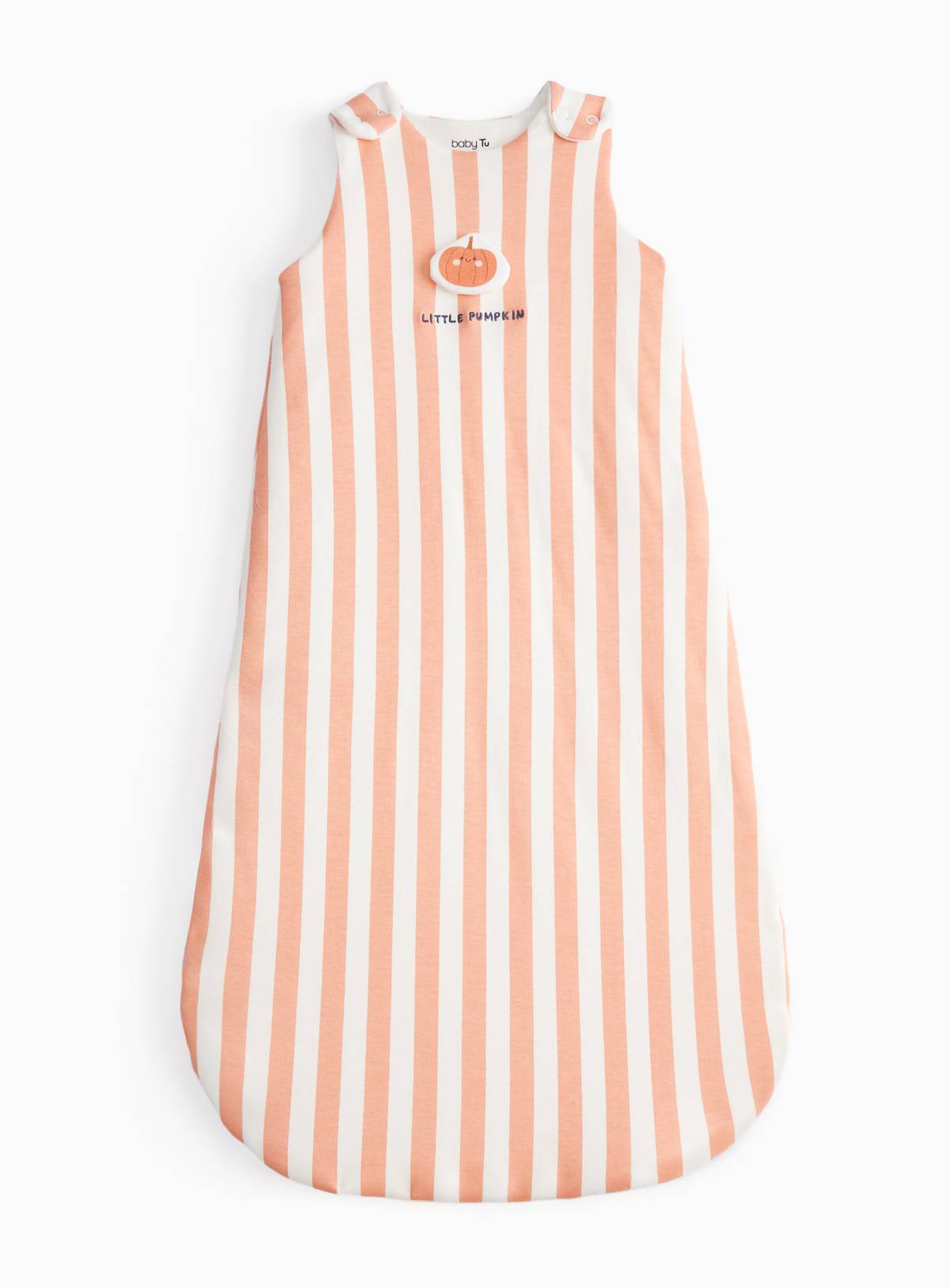 Orange Stripe Halloween Print 2.5 Tog Sleeping Bag 6-12 months - Image 1